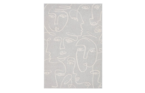 Faces Woven Rug by Ligne Pure - 461.057.AE114.