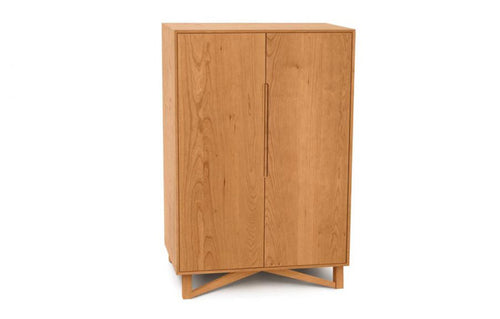 Exeter Bar Cabinet by Copeland Furniture - Natural Cherry.