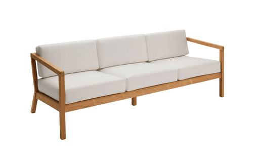 Virkelyst 3-Seater Sofa by Skagerak - Papyrus Textile Cushion.