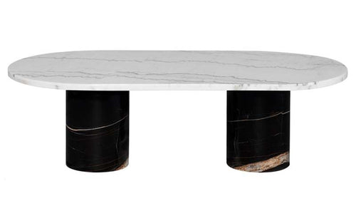 Ande Coffee Table by Nuevo, showing front view of ande coffee table.