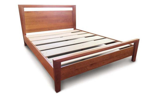 Mansfield Bedroom Collection by Copeland Furniture - Bed, Natural Cherry.