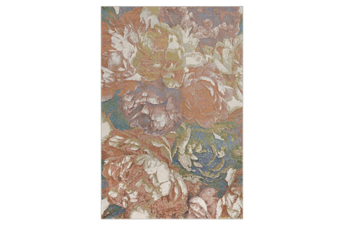 Bloom 472.062.JC990 Woven Rug by Ligne Pure, showing front view of bloom 472.062.JC990 woven rug.