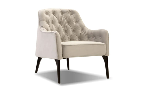 Ellington Lounge Chair by Mobital - Oyster Velvet.