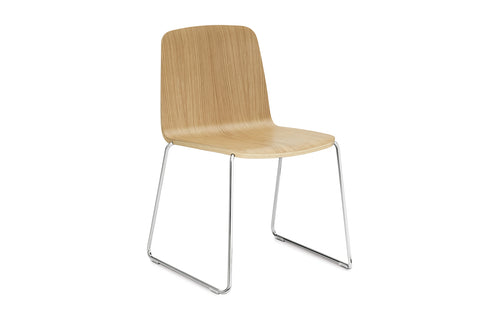 Just Chair by Normann Copenhagen - Chrome/Oak.