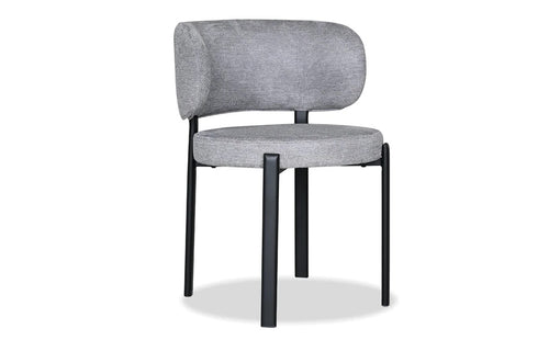 Lily Dining Chair by Mobital - Ash Twill Fabric.
