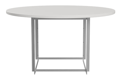 PK58 Table by Fritz Hansen, showing front view of pk58 table.