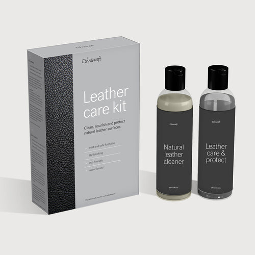 Ethnicraft Leather Care Kit by Ethnicraft, showing front view of Ethnicraft Leather Care Kit 