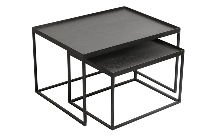 Tray Coffee Table Set - S/L (Trays Not Included) by Ethnicraft - Rectangle