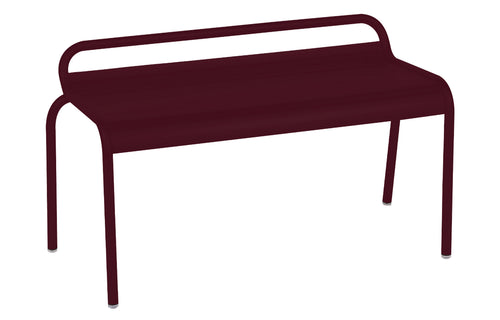 Luxembourg Compact Bench by Fermob - Black Cherry.