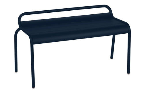 Luxembourg Compact Bench by Fermob - Deep Blue.