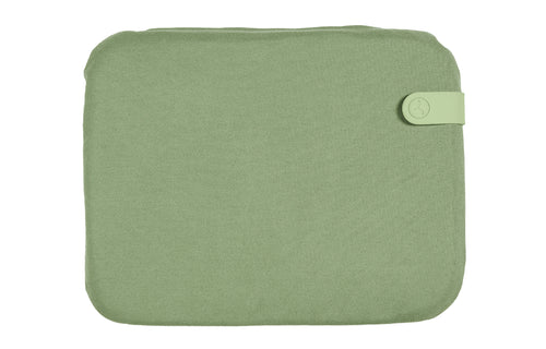 Color Mix Bistro Outdoor Cushion by Fermob - Eucalyptus Green.