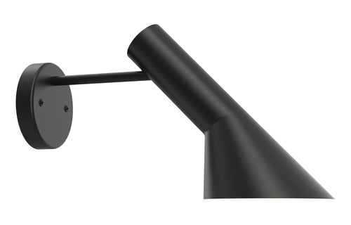 AJ Indoor Wall Lamp by Louis Poulsen - No Switch, Black.