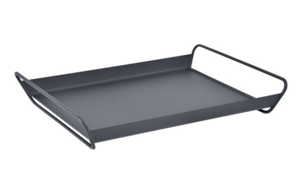 Alto Metal Tray by Fermob - Anthracite (speckled matte textured)