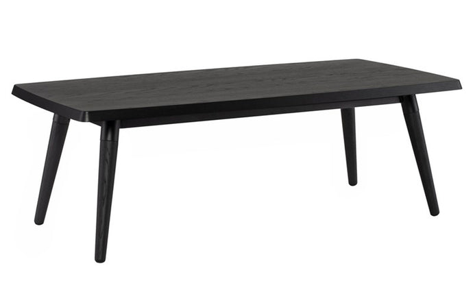 Scholar Coffee Table by Nuevo, showing right angle view of scholar coffee table.
