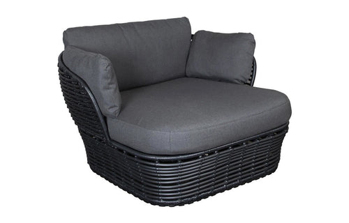 Basket Lounge Chair by Cane-Line - Graphite Weave.