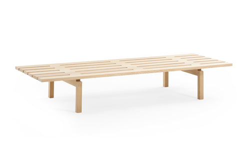 BPS Daybed No. 115 by Berhn Pedersen & Son - Natural Solid Oak, Without Cushion.