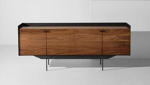 Egon Sideboard by Nuevo, showing front view of egon sideboard in live shot.
