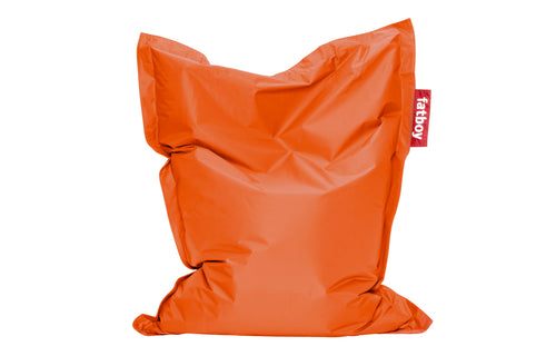 Junior Lounge Bean Bag by Fatboy - Orange Nylon Fabric.