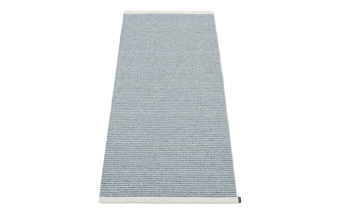 Mono Storm & Light Grey Rug by Pappelina - 2' x 5'