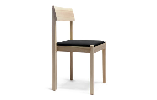 Arkitecture KVT7 Chair by Nikari - Ash, Fabric 2: Steelcut Trio By Kvadrat.