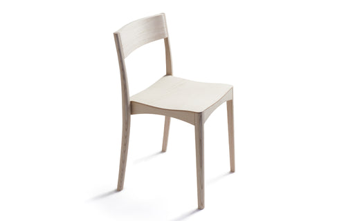 October Light Chair by Nikari - Lacquer Ash, No Upholstery.