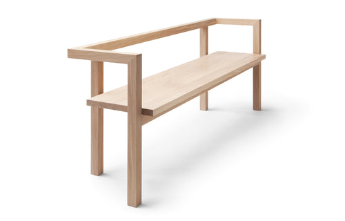 Storia Konstruktio Bench by Nikari - Oak, Without Seat Pad.