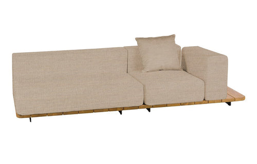 Pal Base with Double Seat & Back + Single Arm Seat & Back by Point - Left Arm To Right, Fabric G1.
