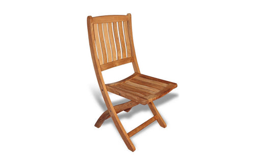 Pedasa Folding Chair by SohoConcept, showing right angle view of pedasa folding chair.