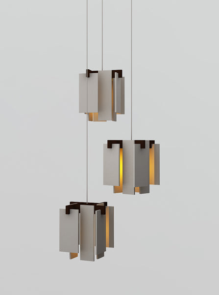 Salix LED Accent Pendant by Cerno, showing salix led accent pendants in live shot.
