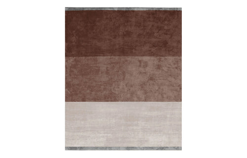 Scopello SO33 Rug by Second Studio - Rust & Taupe.