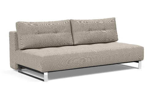 Supremax D.E.L. Sofa Bed by Innovation - 579 Kenya Gravel.