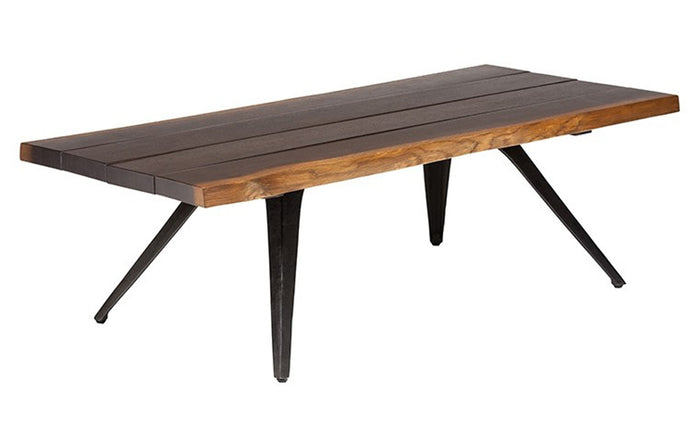 Vega Coffee Table by Nuevo, showing right angle view of vega coffee table.