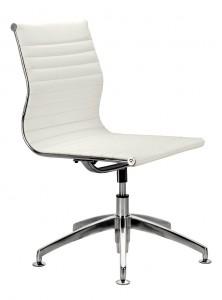 White Leather Office Chairs