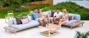 Cane-Line Furniture on a patio