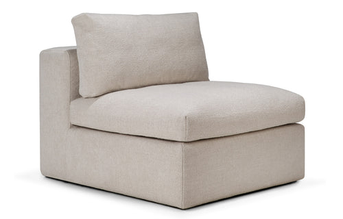Mellow Sofa by Ethnicraft - Ivory, 1 Seater.