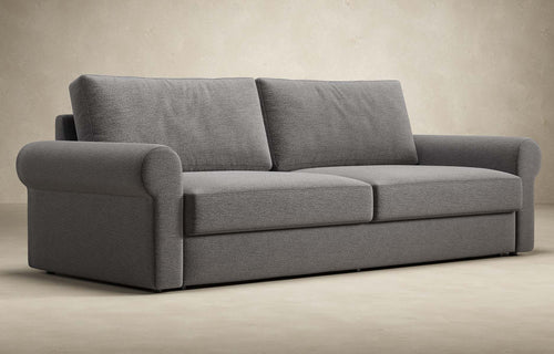 Vilander Sofa Bed With Roll Arms by Innovation - 282 Avella Warm Grey (Stocked).