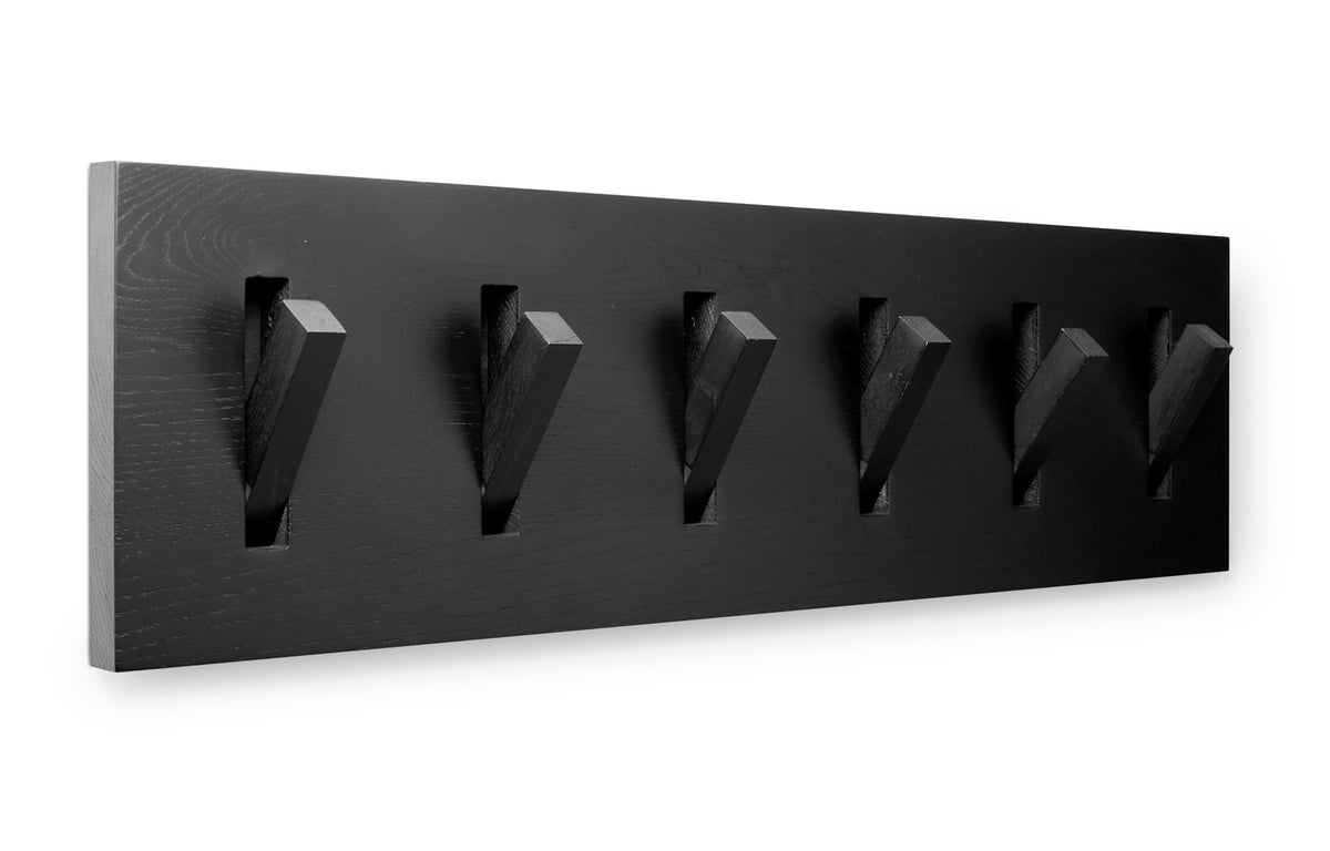 Utilitile Wall Hanger by Ethnicraft - 31", Black Oak Wood.