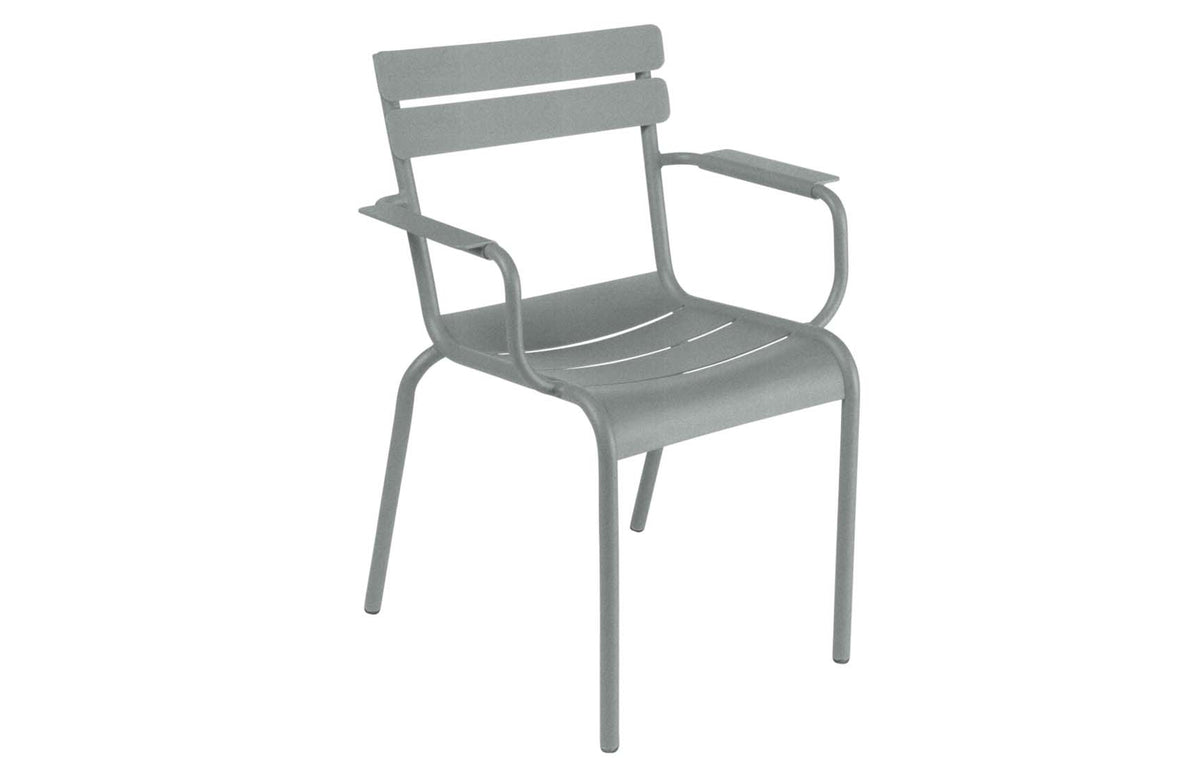Luxembourg Arm Chair by Fermob - Lapilli Grey.