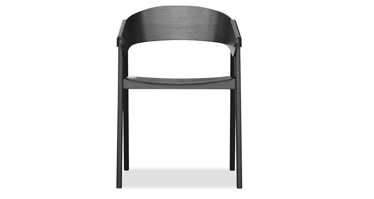 Alf Dining Chair by Mobital, showing front view of alf dining chair.