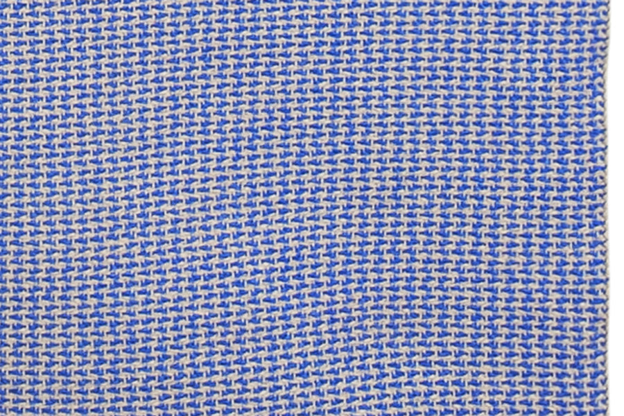 Benny Woven Plastic Rug by Brita, showing closeup view of benny woven plastic rug.