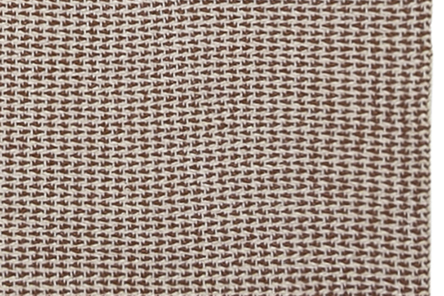 Benny Woven Plastic Rug by Brita, showing closeup view of benny woven plastic rug.