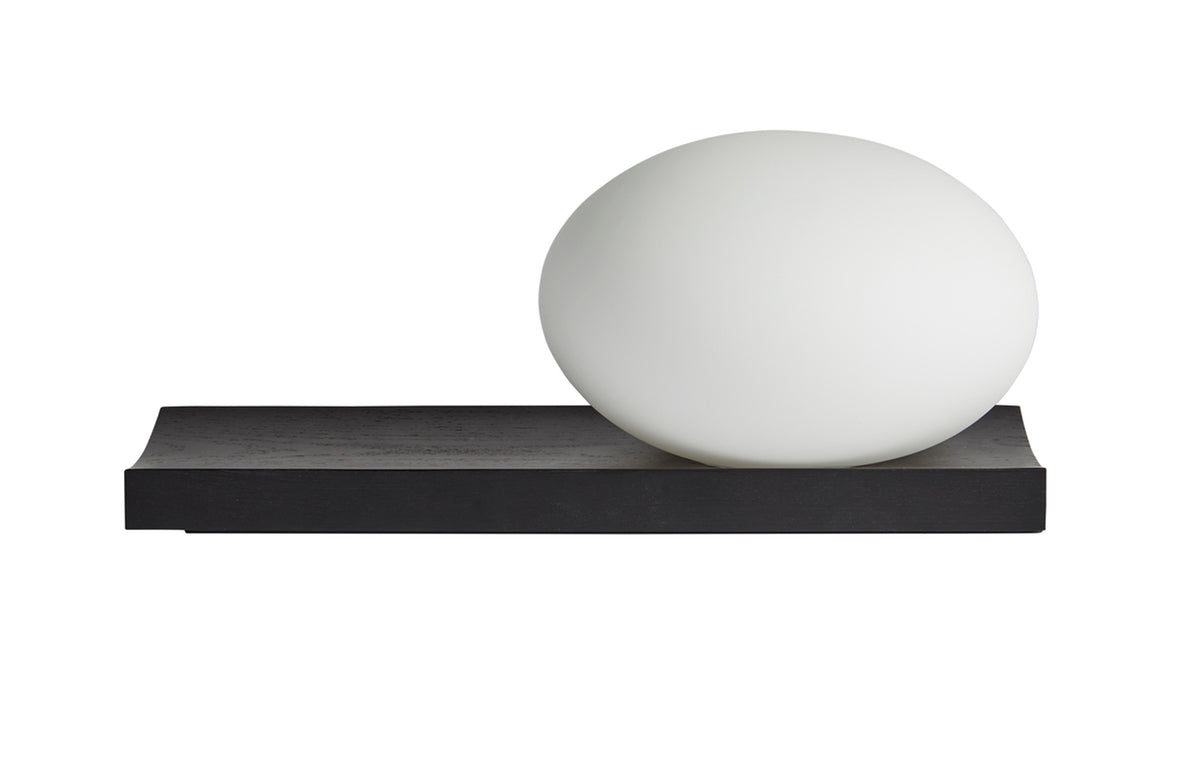 Dew Table/Wall Lamp by Woud - Black Painted Ash Base.