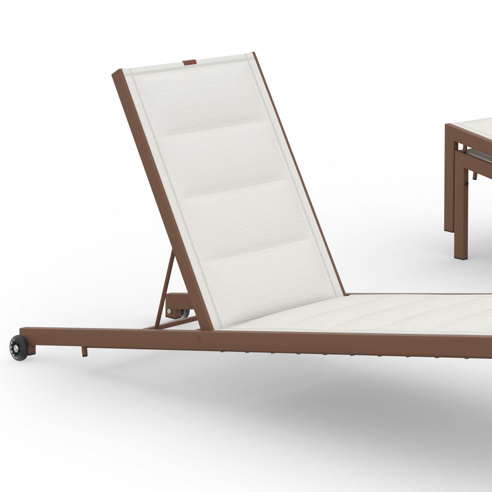 Bondi Chaise Lounge (Padded Sling) by Mamagreen, showing closeup view of bondi chaise lounge (padded sling).