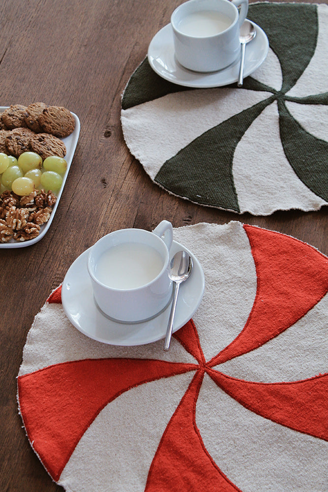 Set of 4 Candy Placemats by Lorena Canals