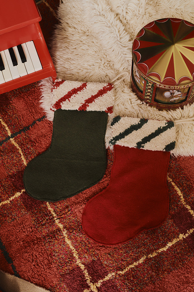 Set of 2 Christmas Stocking by Lorena Canals