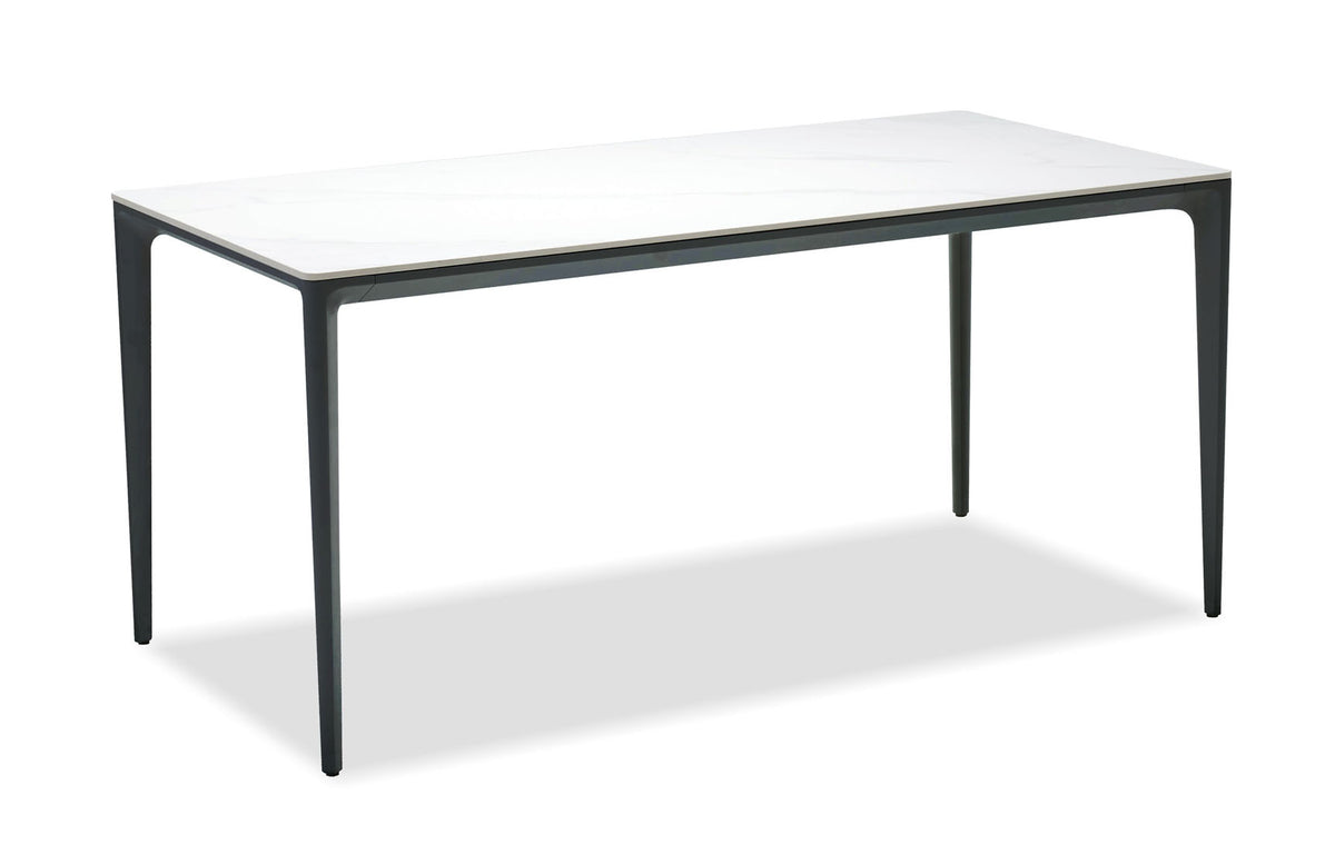 Capri Dining Table by Mobital - Safari Black Ceramic.