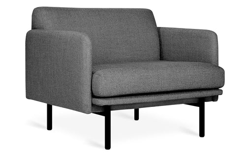 Foundry Sofa by Gus Modern - Chair, Andorra Pewter Fabric.