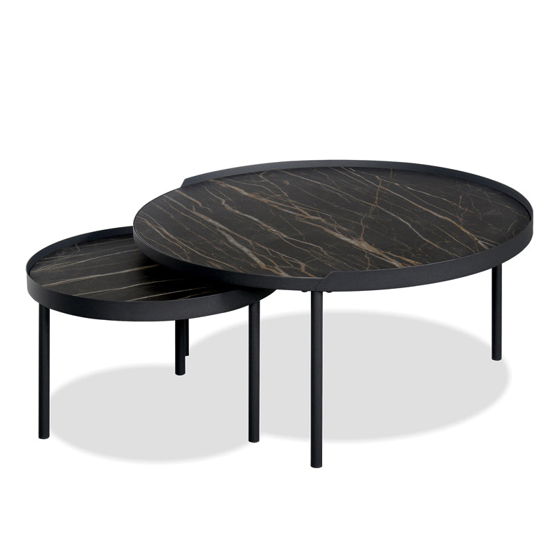 Coast Coffee Table by Mobital, showing top view of coast coffee table in live shot.