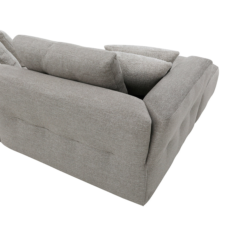 Como Sectional Sofa by Mobital, showing closeup view of como sectional sofa.