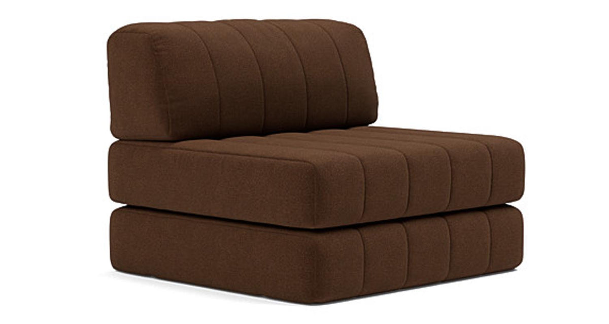 Cozypad Chair Mattress by Innovation, showing angle view of cozypad chair mattress.